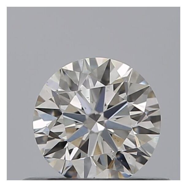 0.4 Karaat Natuurlijke Diamant met een Briljant vorm, Kleur F, Zuiverheid VS2