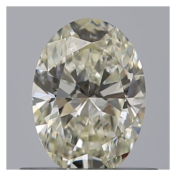 0.5 Carat Diamant Naturel de taille Oval, Couleur I, Pureté VVS2