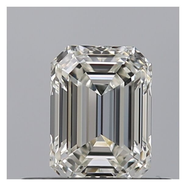 0.51 Carat Natural Diamond, Emerald Cut, Color G, Clarity VVS2 0.51 Carat Natural Diamond, Emerald Cut, Color G, Clarity VVS2