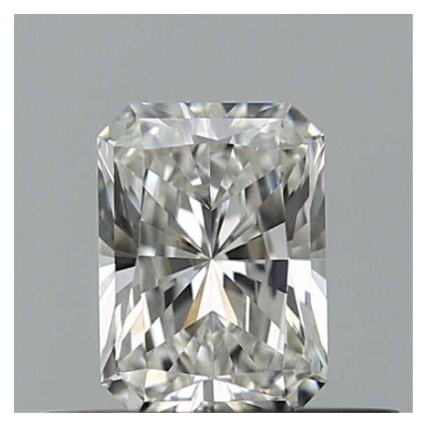 0.41 Carat Natural Diamond, Radiant Cut, Color F, Clarity IF 0.41 Carat Natural Diamond, Radiant Cut, Color F, Clarity IF
