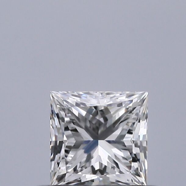 0.4 Carat Diamant Naturel de taille Princesse, Couleur G, Pureté VVS1