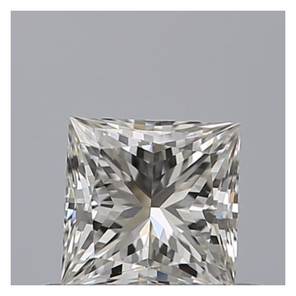 0.4 Carat Natural Diamond, Princess Cut, Color G, Clarity IF