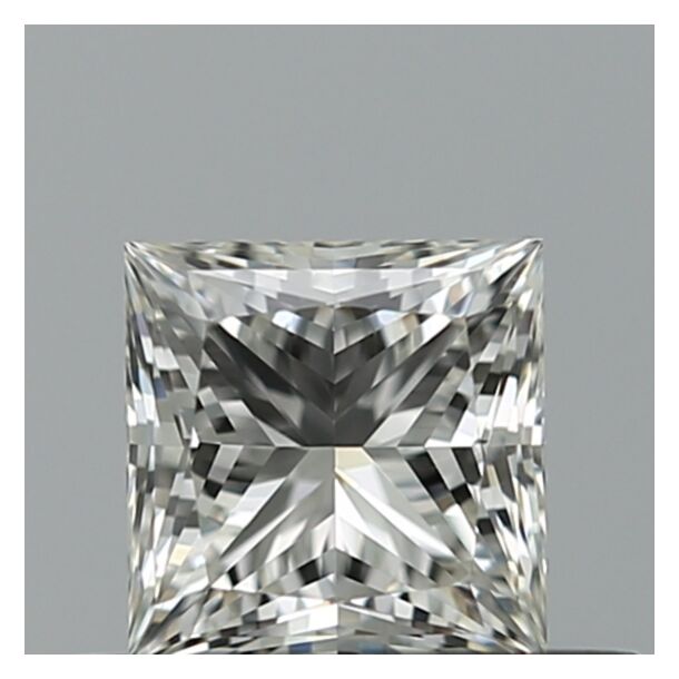 0.5 Karat Natürlicher Diamant Im Prinzessschliff, Farbe I, Reinheit VVS1