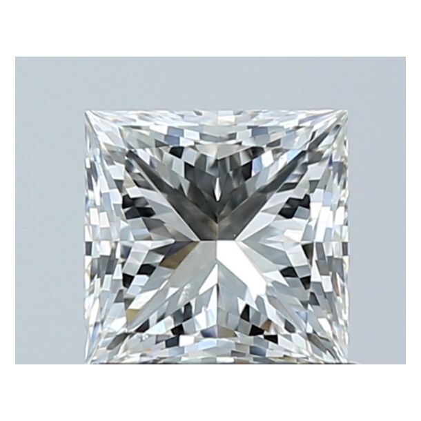 1.01 Karat Natürlicher Diamant Im Prinzessschliff, Farbe I, Reinheit SI1