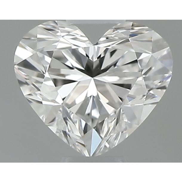 0.41 Carat Diamant Naturel de taille Coeur, Couleur E, Pureté VS1