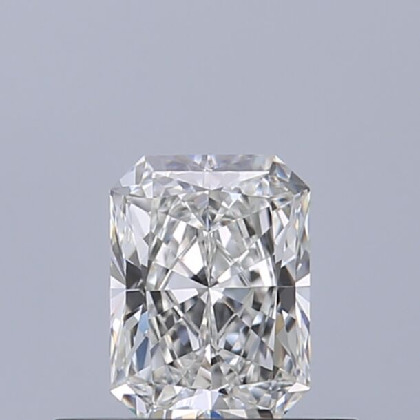 0.4 Carat Natural Diamond, Radiant Cut, Color F, Clarity VVS2