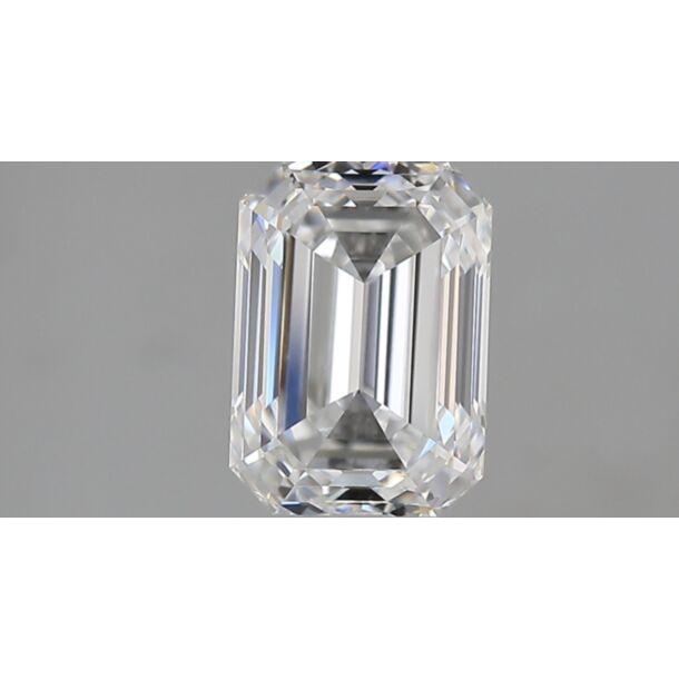 1.7 Carat Diamant Naturel de taille émeraude, Couleur E, Pureté VS1