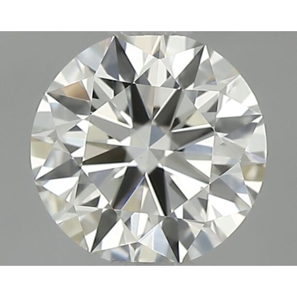 0.51 Carat Natural Diamond, Round Cut, Color H, Clarity VVS2 0.51 Carat Natural Diamond, Round Cut, Color H, Clarity VVS2