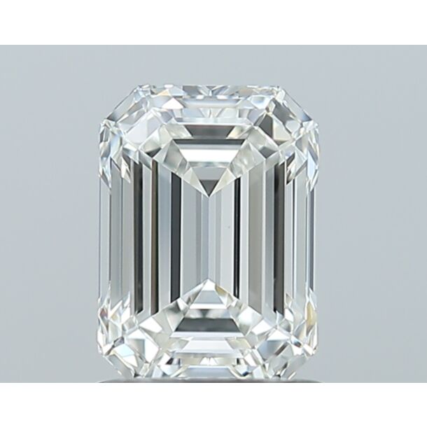 1.21 Carat Diamant Naturel de taille émeraude, Couleur G, Pureté VS1
