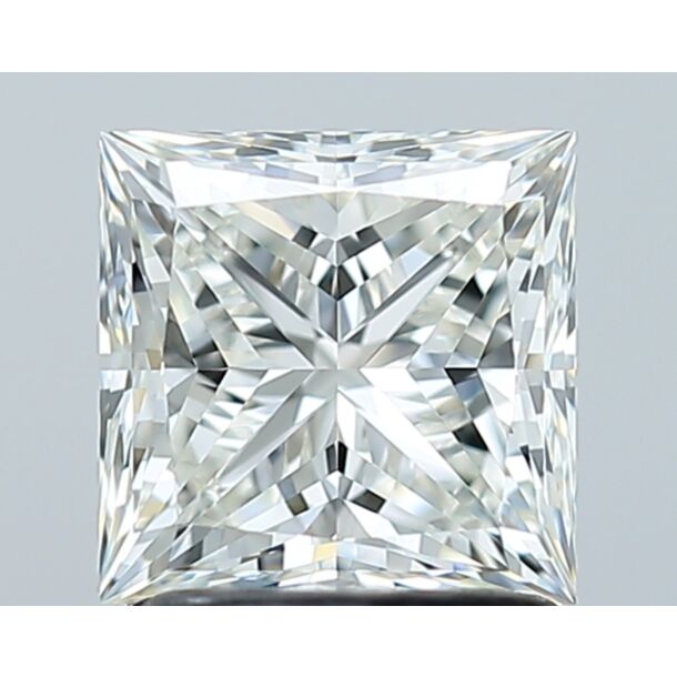 1.52 Carat Diamant Naturel de taille Princesse, Couleur I, Pureté VVS2