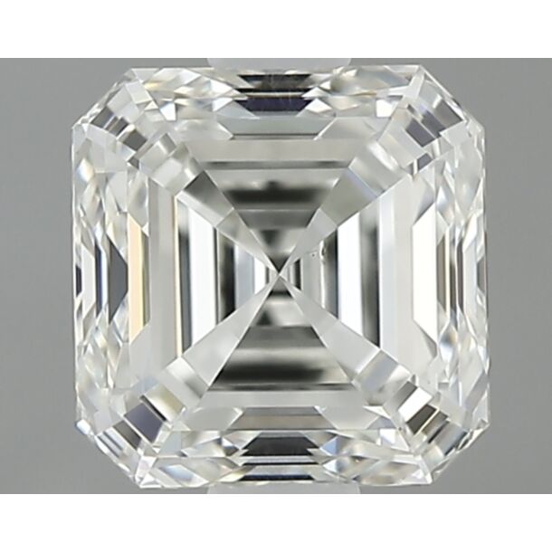 0.6 Carat Diamant Naturel de taille Asscher, Couleur I, Pureté VS1