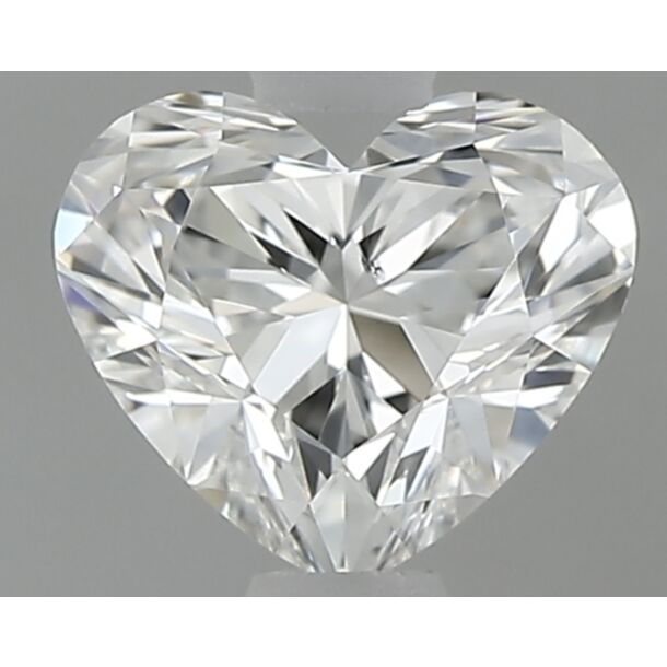 0.51 Karat Natürlicher Diamant Im Herzschliff, Farbe G, Reinheit VS2