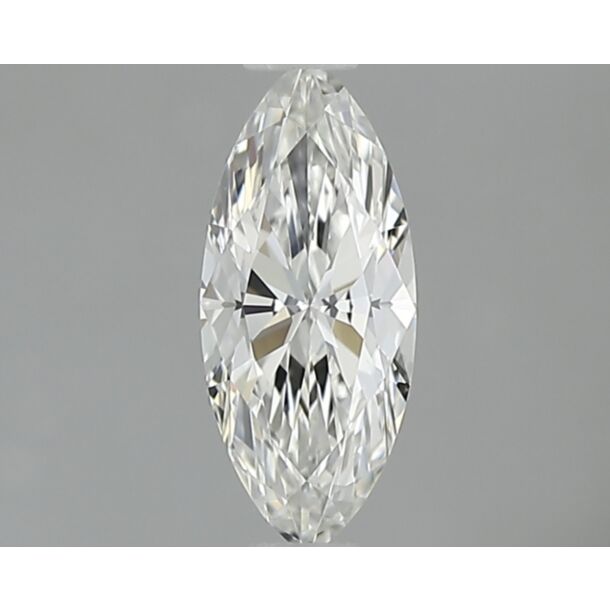 0.4 Carat Natural Diamond, Marquise Cut, Color H, Clarity VVS2