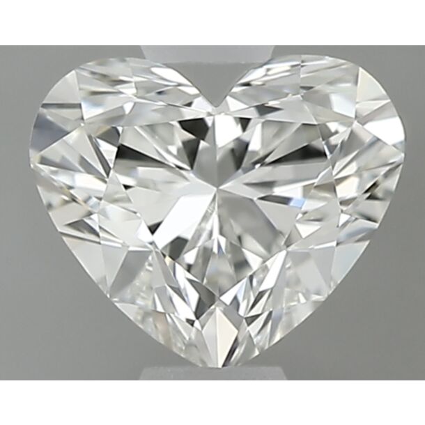 0.51 Karat Natürlicher Diamant Im Herzschliff, Farbe I, Reinheit VVS1