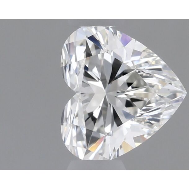 0.51 Karat Natürlicher Diamant Im Herzschliff, Farbe I, Reinheit VVS2