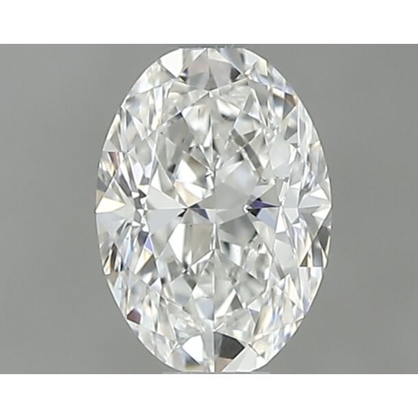 0.51 Carat Natural Diamond, Oval Cut, Color G, Clarity VS2