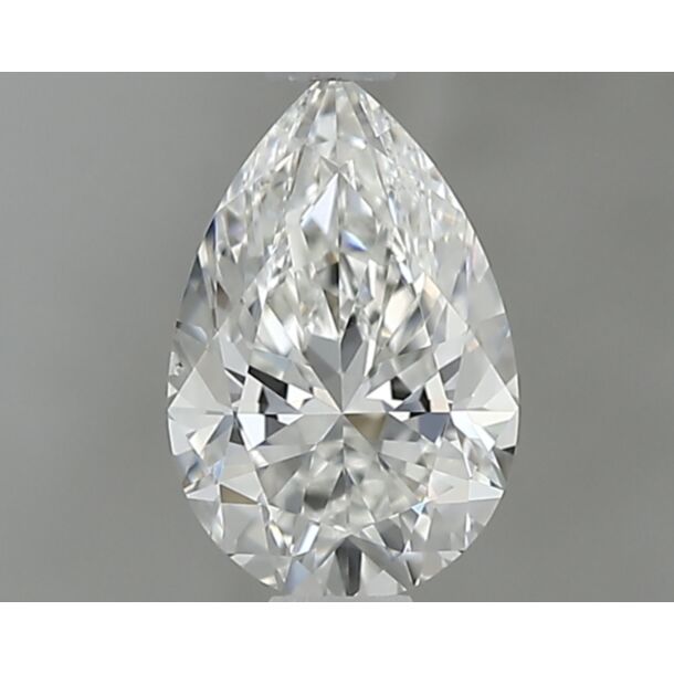 0.8 Carat Diamant Naturel de taille Poire, Couleur F, Pureté SI1