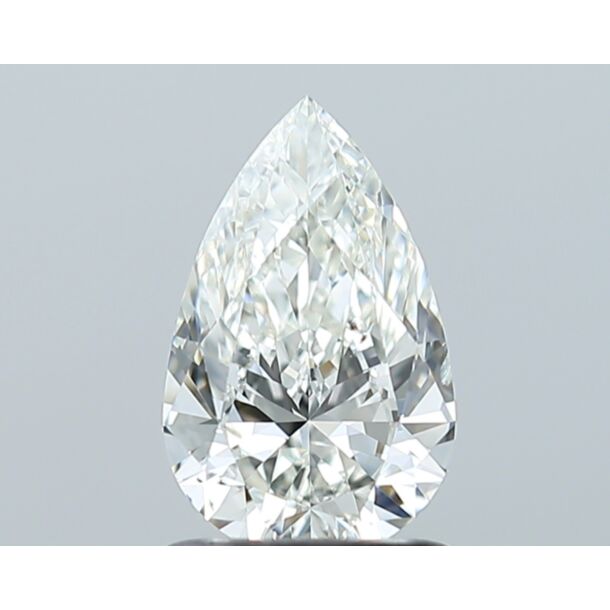 1.01 Carat Natural Diamond, Pear Cut, Color I, Clarity SI1
