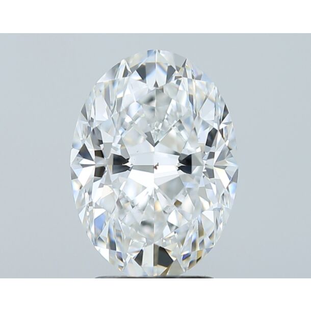 3.01 Carat Diamant Naturel de taille Oval, Couleur E, Pureté SI1