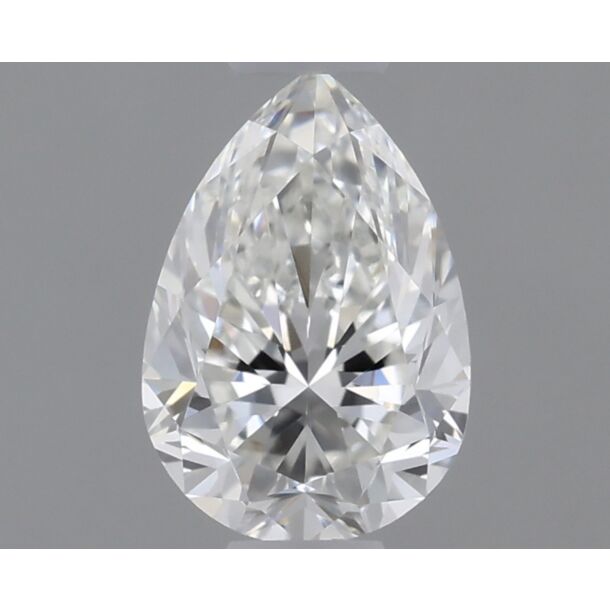 0.5 Carat Natural Diamond, Pear Cut, Color H, Clarity VVS1 0.5 Carat Natural Diamond, Pear Cut, Color H, Clarity VVS1