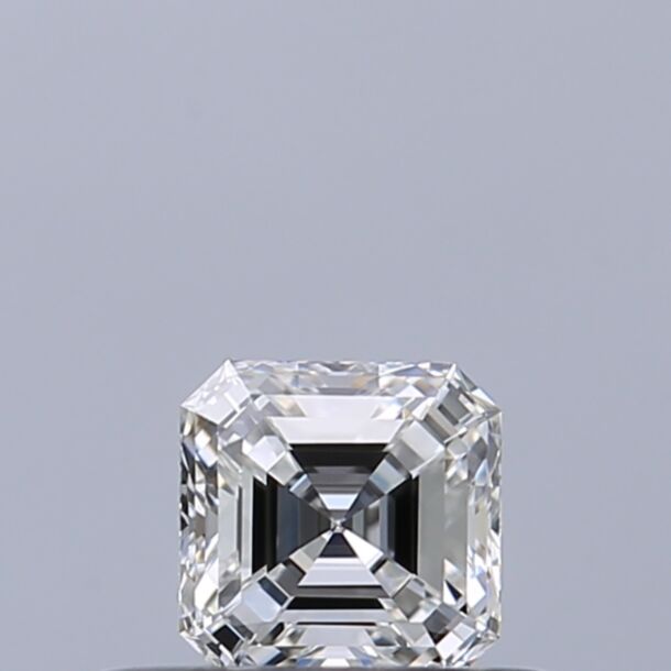 0.3 Carat Natural Diamond, Asscher Cut, Color F, Clarity IF 0.3 Carat Natural Diamond, Asscher Cut, Color F, Clarity IF
