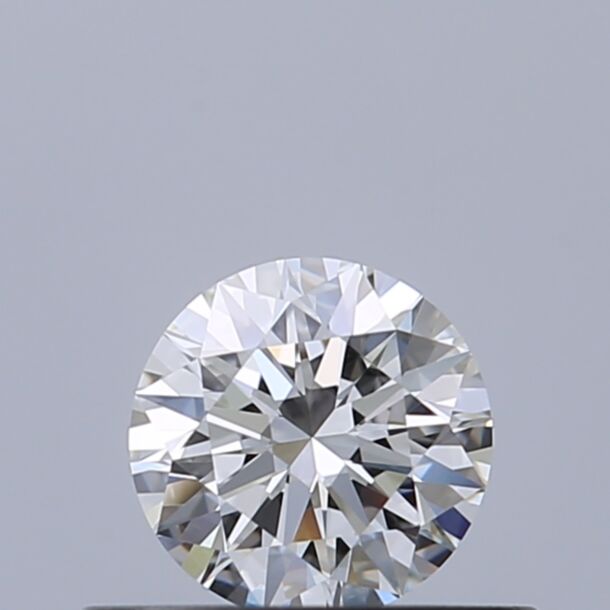 0.38 Carat Diamant Naturel de taille Brillant, Couleur F, Pureté IF