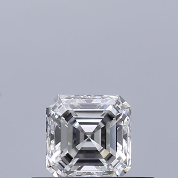 0.32 Karat Natürlicher Diamant Im Asscherschliff, Farbe D, Reinheit VVS1