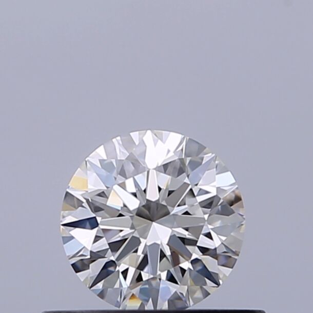 0.42 Carat Diamant Naturel de taille Brillant, Couleur F, Pureté VVS1