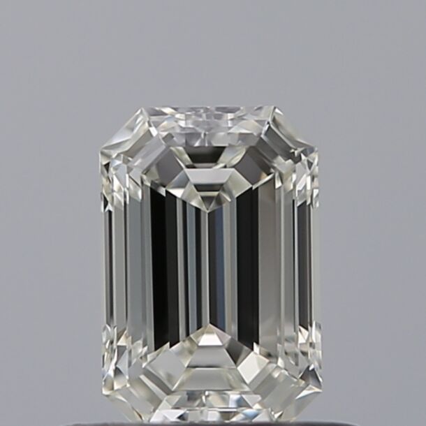 0.5 Karaat Natuurlijke Diamant met een Smaragd vorm, Kleur G, Zuiverheid IF