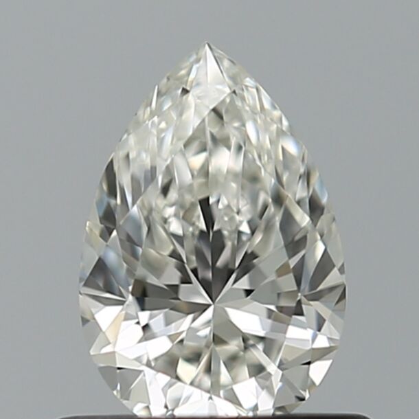0.52 Karaat Natuurlijke Diamant met een Peer vorm, Kleur I, Zuiverheid IF
