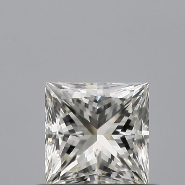 0.5 Carat Natural Diamond, Princess Cut, Color G, Clarity IF