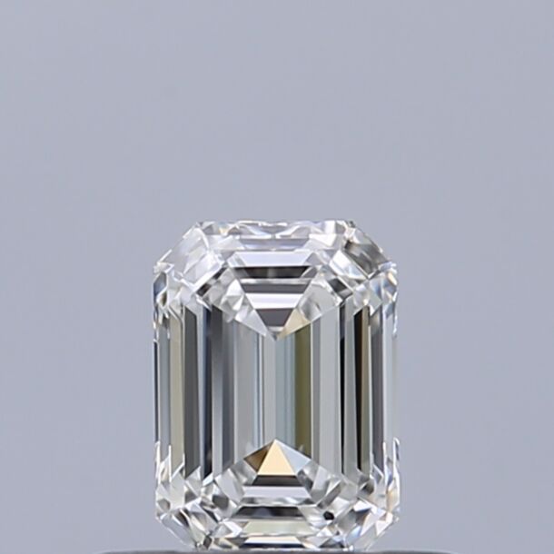 0.38 Karat Natürlicher Diamant Im Smaragdschliff, Farbe E, Reinheit IF