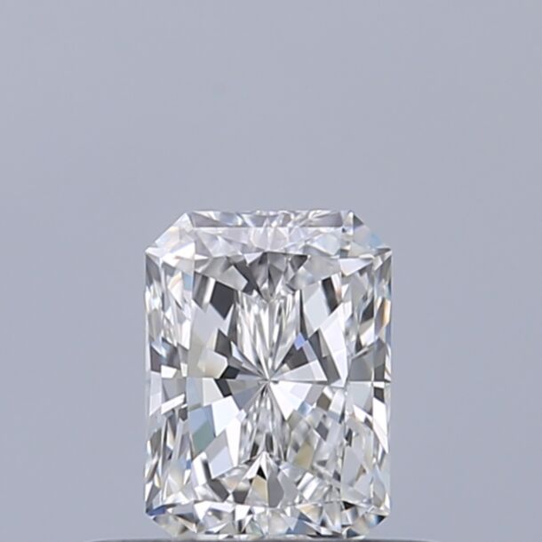 0.35 Carat Natural Diamond, Radiant Cut, Color D, Clarity VVS1