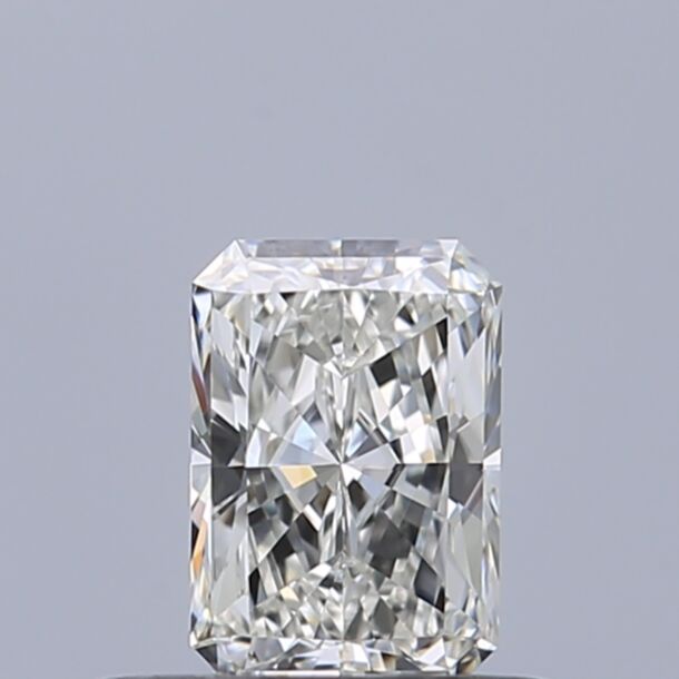 0.4 Carat Natural Diamond, Radiant Cut, Color F, Clarity IF