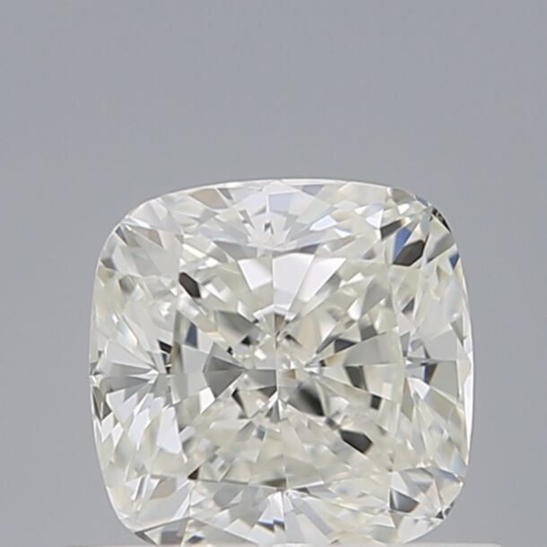 0.76 Carat Natural Diamond, Cushion Cut, Color H, Clarity IF