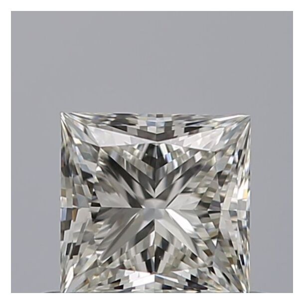 0.51 Karat Natürlicher Diamant Im Prinzessschliff, Farbe H, Reinheit VVS1