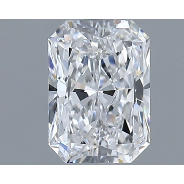 0.52 Carat Natural Diamond, Radiant Cut, Color D, Clarity VVS1