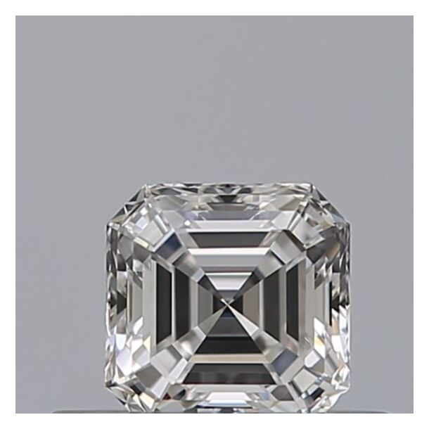 0.33 Carat Natural Diamond, Asscher Cut, Color D, Clarity VVS1