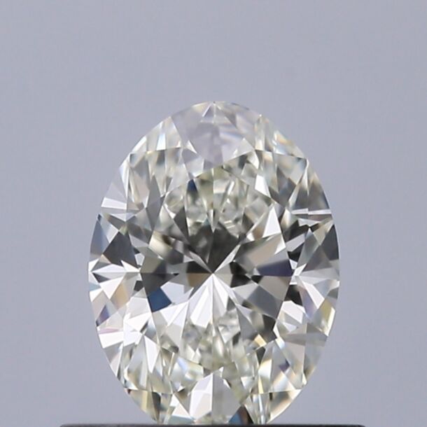 0.5 Karat Natürlicher Diamant Im Ovalschliff, Farbe H, Reinheit IF