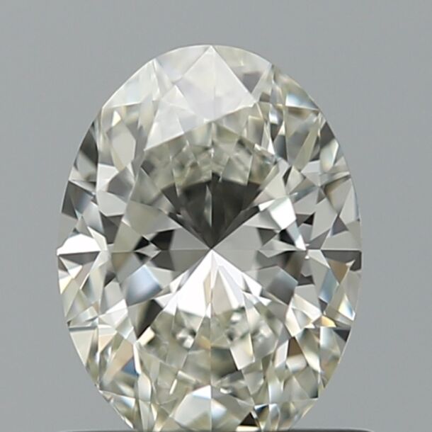 0.7 Carat Natural Diamond, Oval Cut, Color I, Clarity VVS1