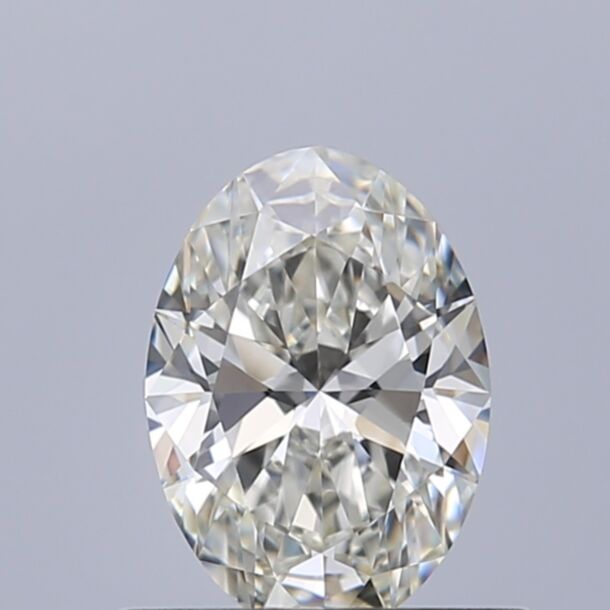 0.51 Karat Natürlicher Diamant Im Ovalschliff, Farbe H, Reinheit VVS1