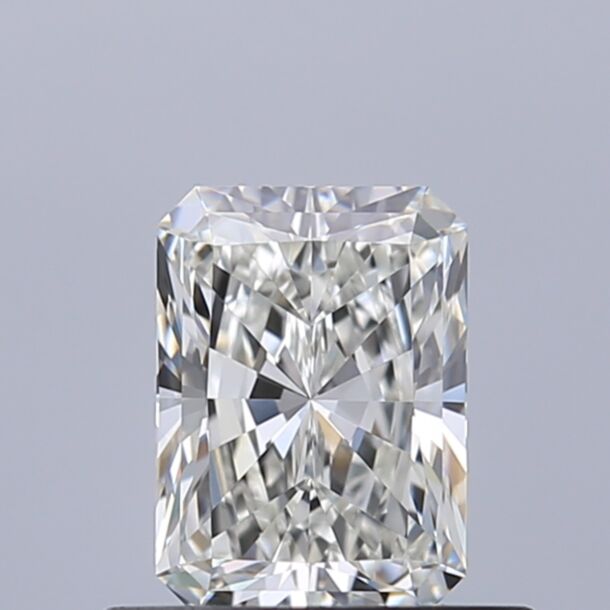 0.56 Carat Natural Diamond, Radiant Cut, Color I, Clarity VVS1 0.56 Carat Natural Diamond, Radiant Cut, Color I, Clarity VVS1