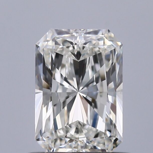 0.7 Carat Natural Diamond, Radiant Cut, Color I, Clarity VVS1
