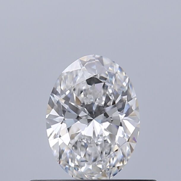0.38 Karaat Natuurlijke Diamant met een Ovaal vorm, Kleur D, Zuiverheid IF