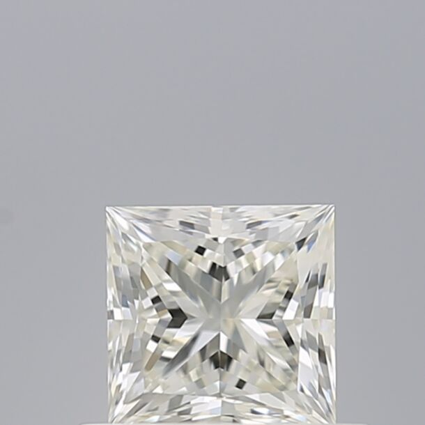0.52 Karat Natürlicher Diamant Im Prinzessschliff, Farbe H, Reinheit IF