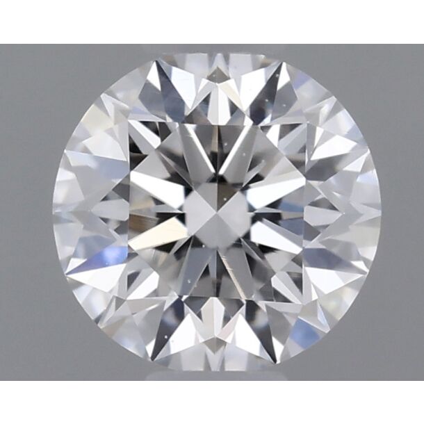 0.41 Carat Natural Diamond, Round Cut, Color E, Clarity VS2