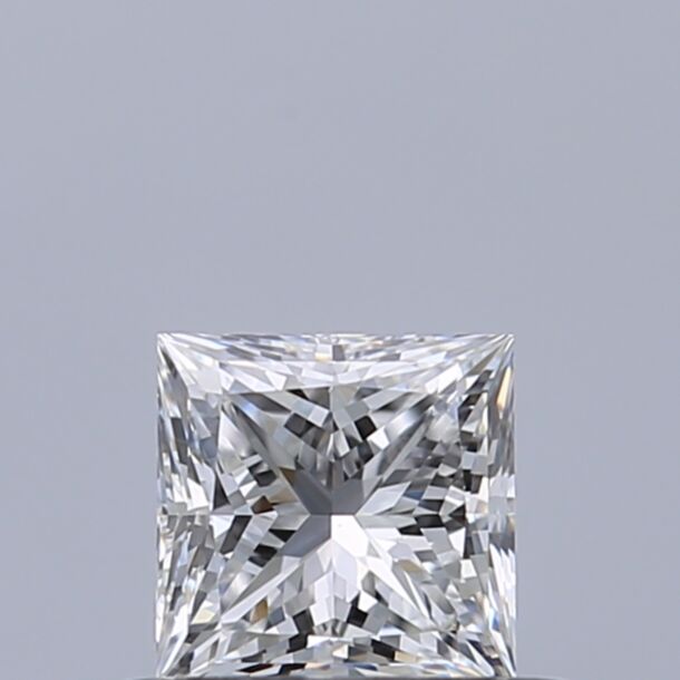 0.43 Karaat Natuurlijke Diamant met een Prinses vorm, Kleur E, Zuiverheid VS1