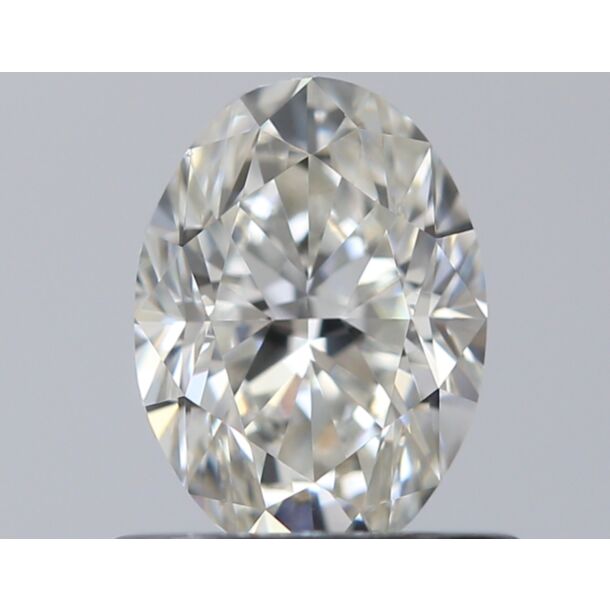 0.6 Karat Natürlicher Diamant Im Ovalschliff, Farbe G, Reinheit VS2