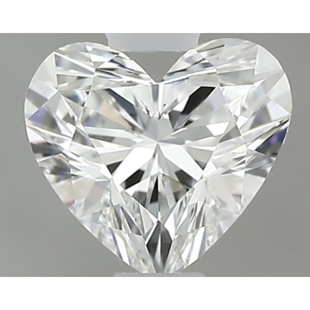0.51 Karaat Natuurlijke Diamant met een Hart vorm, Kleur H, Zuiverheid VS2