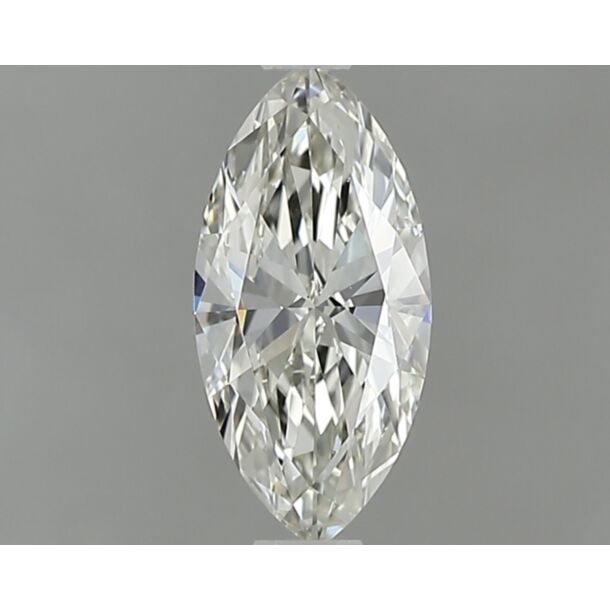 0.6 Carat Natural Diamond, Marquise Cut, Color I, Clarity VS1